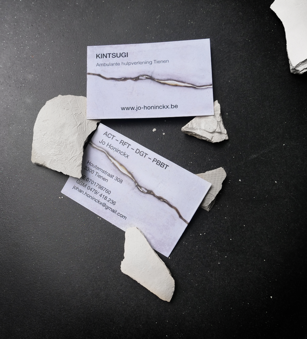 business cards kintsugi