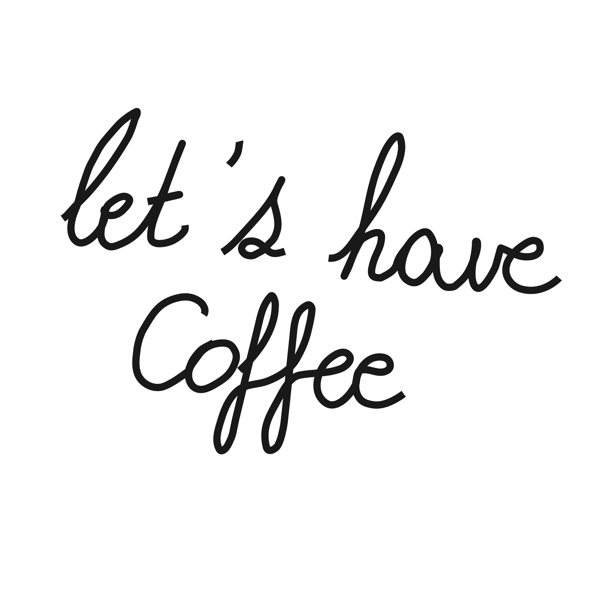 let's have coffee